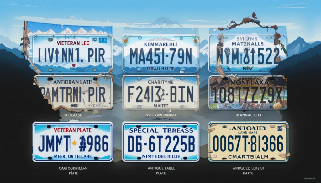 Types of License Plates in Montana