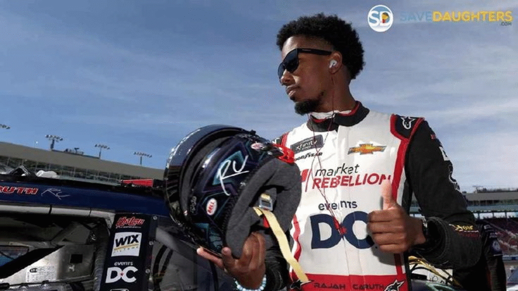 Rajah Caruth Net Worth reflects his career milestone at Las Vegas Motor Speedway, where his NASCAR national series victory increased his recognition and earning potential. This image represents his racing achievement, expanding sponsorship opportunities, and the financial growth that comes with consistent success in professional stock car racing.