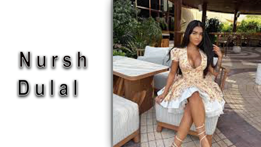 lose-up of Nursh Dulal showing her elegant hairstyle